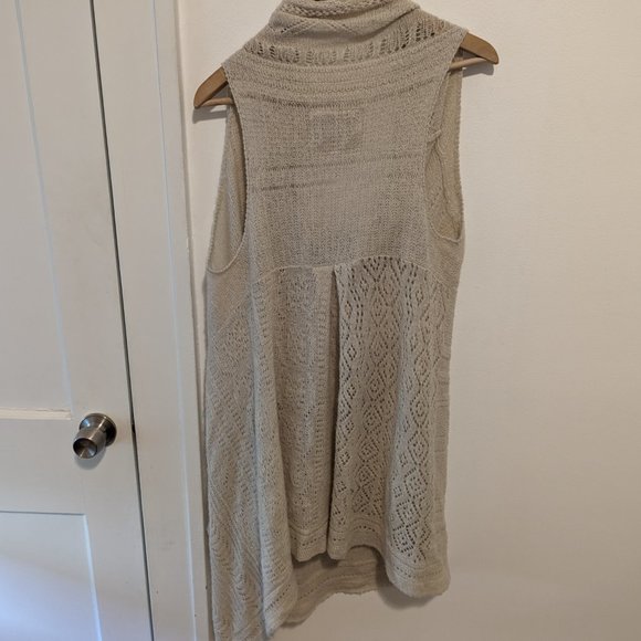 Anthropologie Angel of the North "Lua" Sweater Duster Vest - Picture 11 of 16